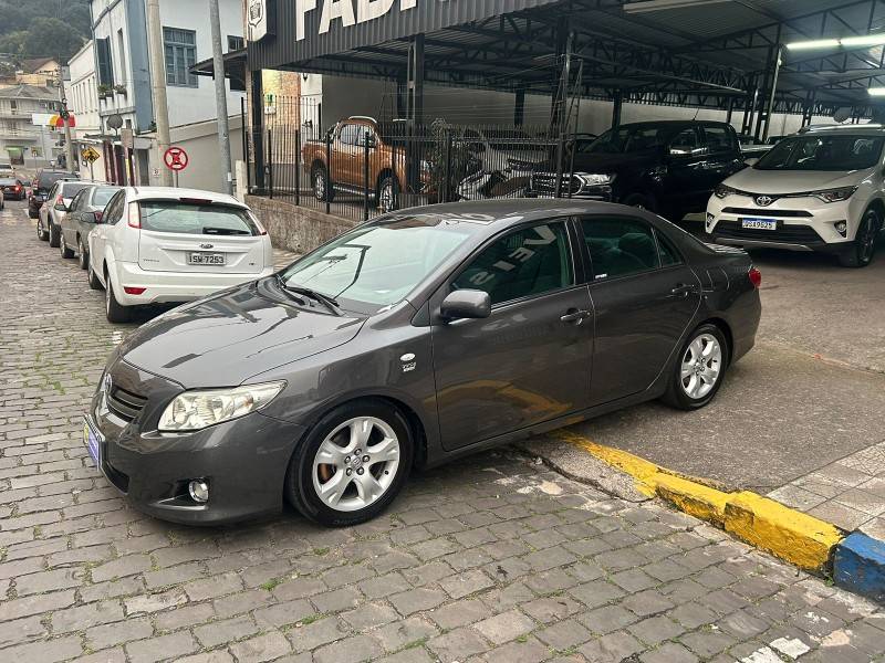 TOYOTA - COROLLA - 2009/2010 - Cinza - Sob Consulta