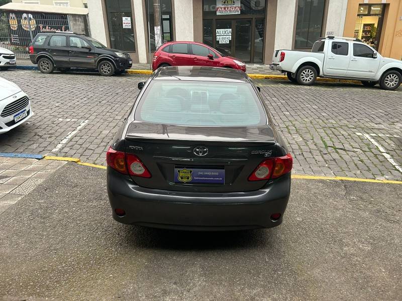 TOYOTA - COROLLA - 2009/2010 - Cinza - Sob Consulta