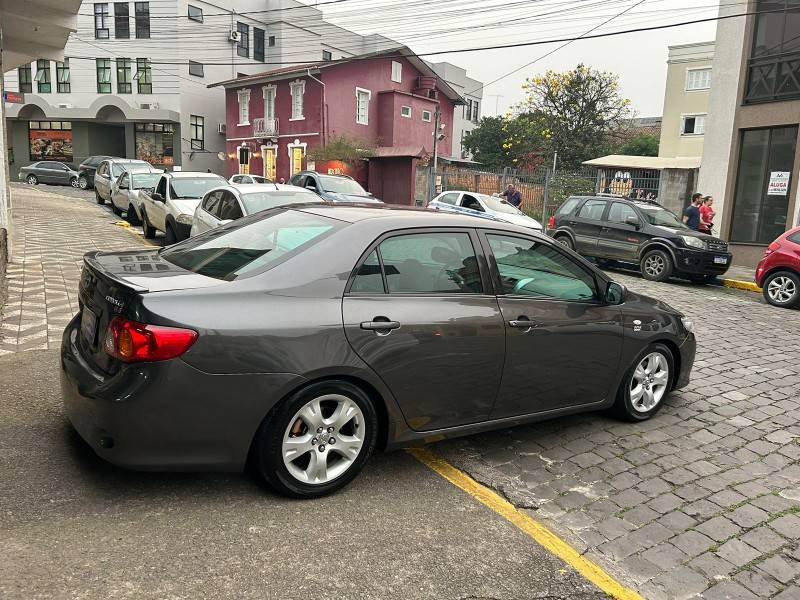 TOYOTA - COROLLA - 2009/2010 - Cinza - Sob Consulta